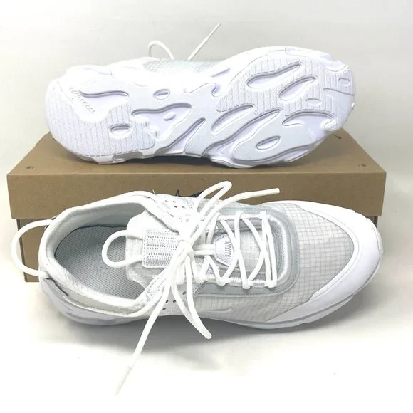 💖MEGA SALE💖NIKE WOMEN'S  CV1772 101 REACT LIVE White-pur Platinum  Running - Picture 10 of 12